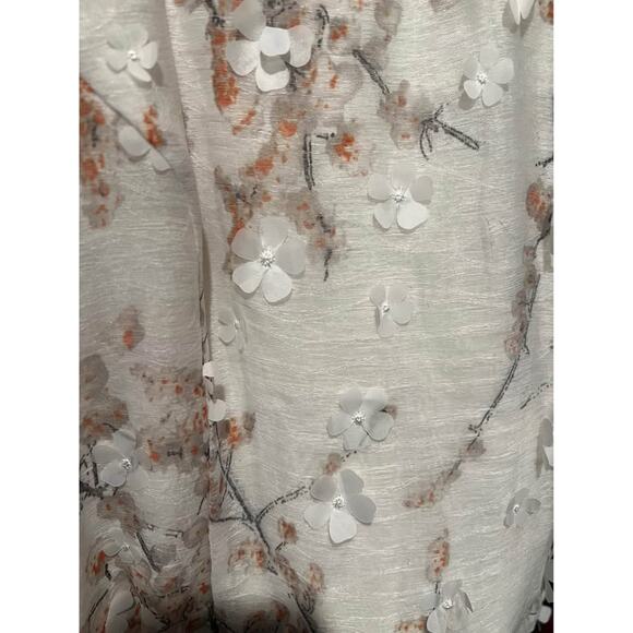 embroidered halter midi bodycon dress/qipao size 2 NWT - Picture 4 of 6